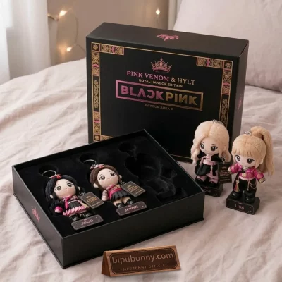 BLACKPINK Pink Venom Royal Hanbok Collector Plush Keychain Set