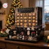 Front view of Bloomingdale's New York Advent Calendar 2026 displayed with miniature fashion items and festive decor.