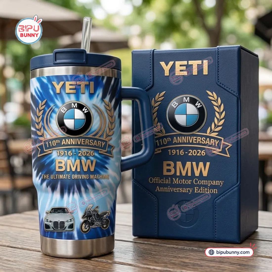 BMW 110th Anniversary 1916-2026 Handle Tumbler BMW 110th Anniversary 1916-2026 Handle Tumbler