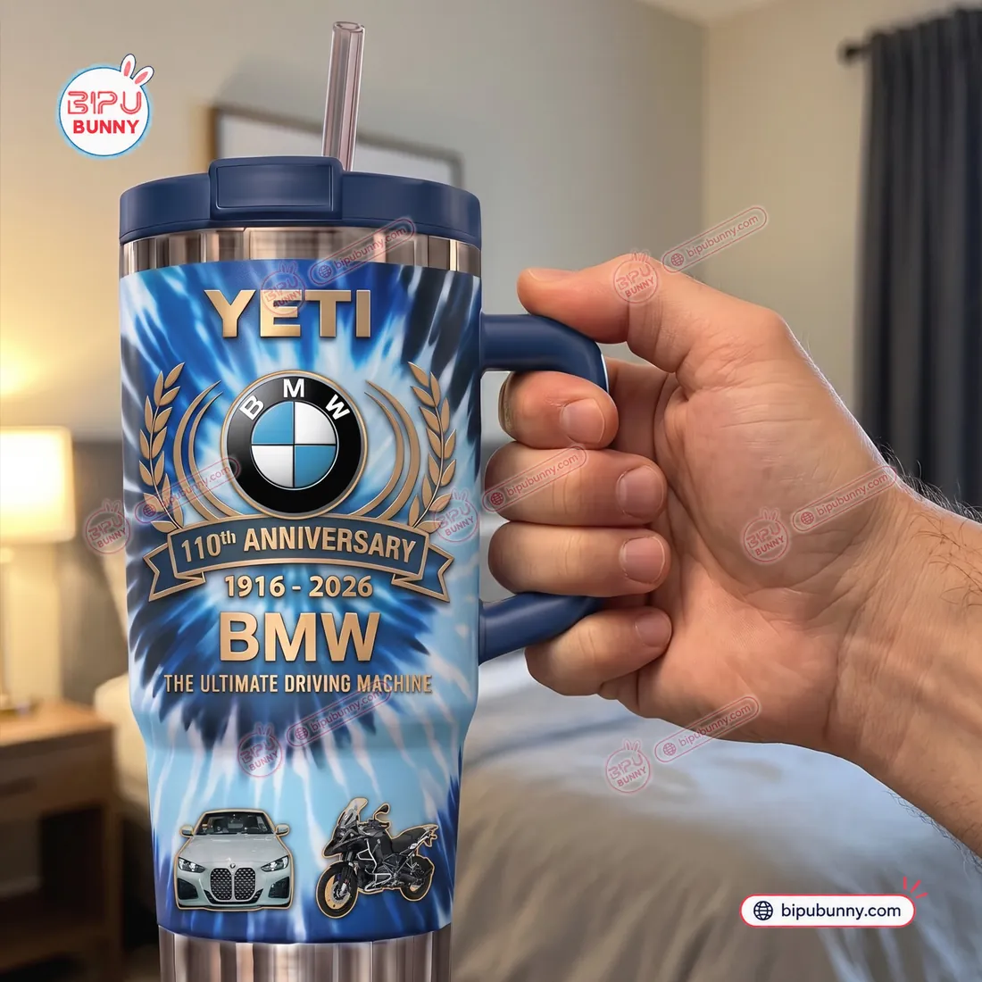 BMW 110th Anniversary 1916-2026 Handle Tumbler BMW 110th Anniversary 1916-2026 Handle Tumbler