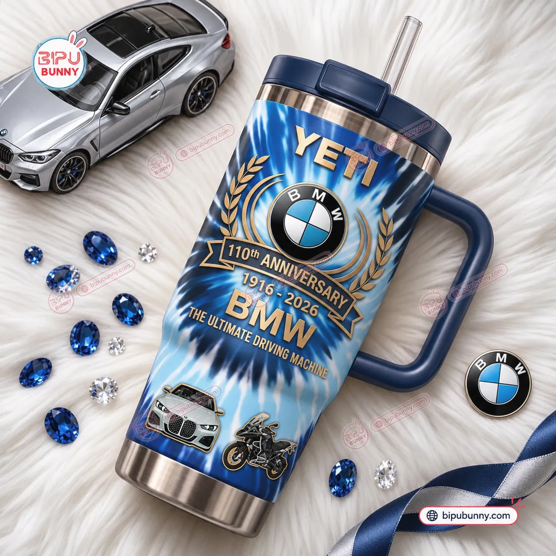 BMW 110th Anniversary 1916-2026 Handle Tumbler BMW 110th Anniversary 1916-2026 Handle Tumbler
