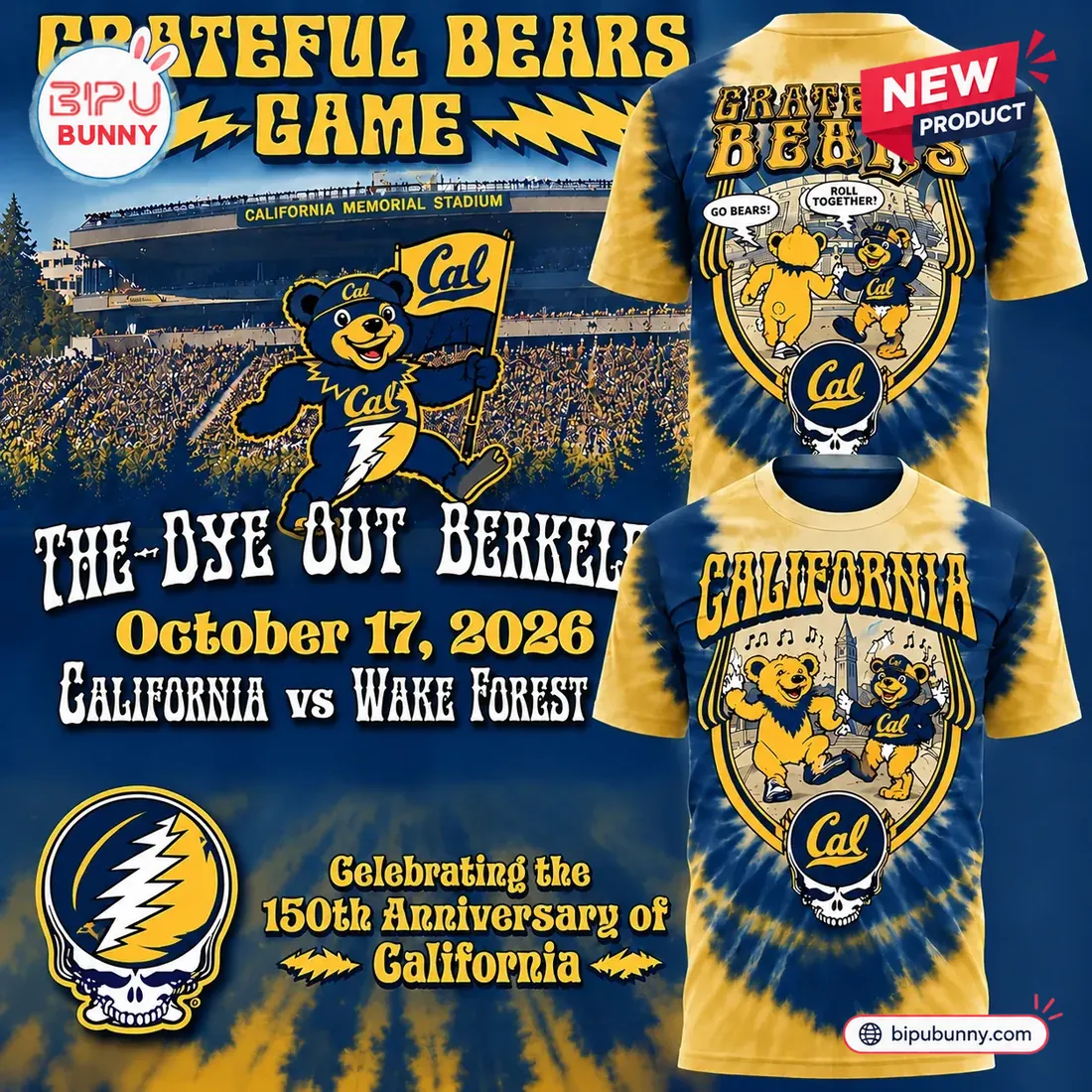 California Golden Bears Grateful Dead 2026 Shirt California Golden Bears Grateful Dead 2026 Shirt