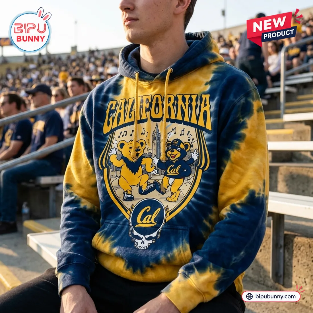 California Golden Bears Grateful Dead College Hoodie California Golden Bears Grateful Dead College Hoodie