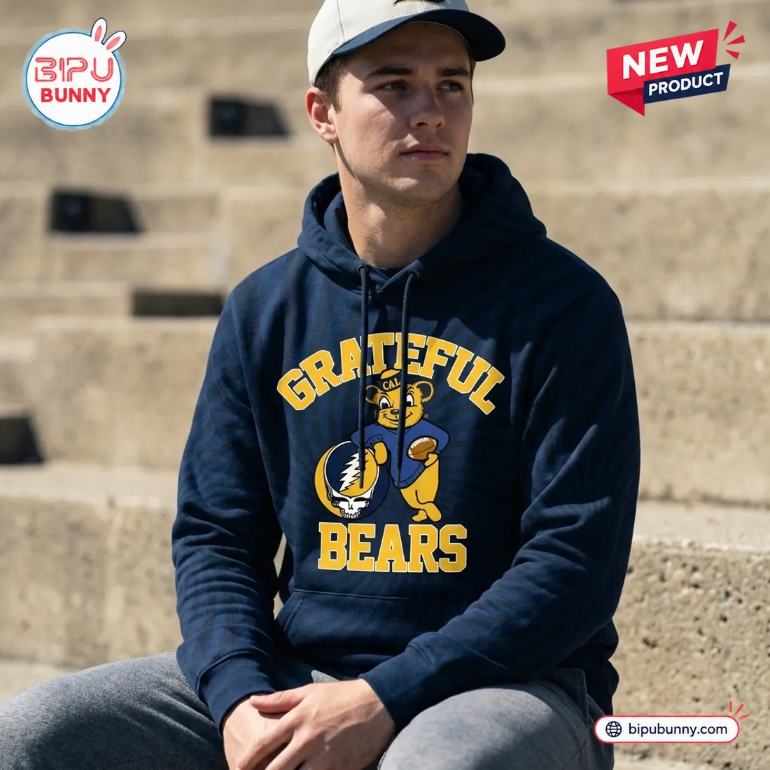California Golden Bears Grateful Dead Pullover Hoodie California Golden Bears Grateful Dead Pullover Hoodie