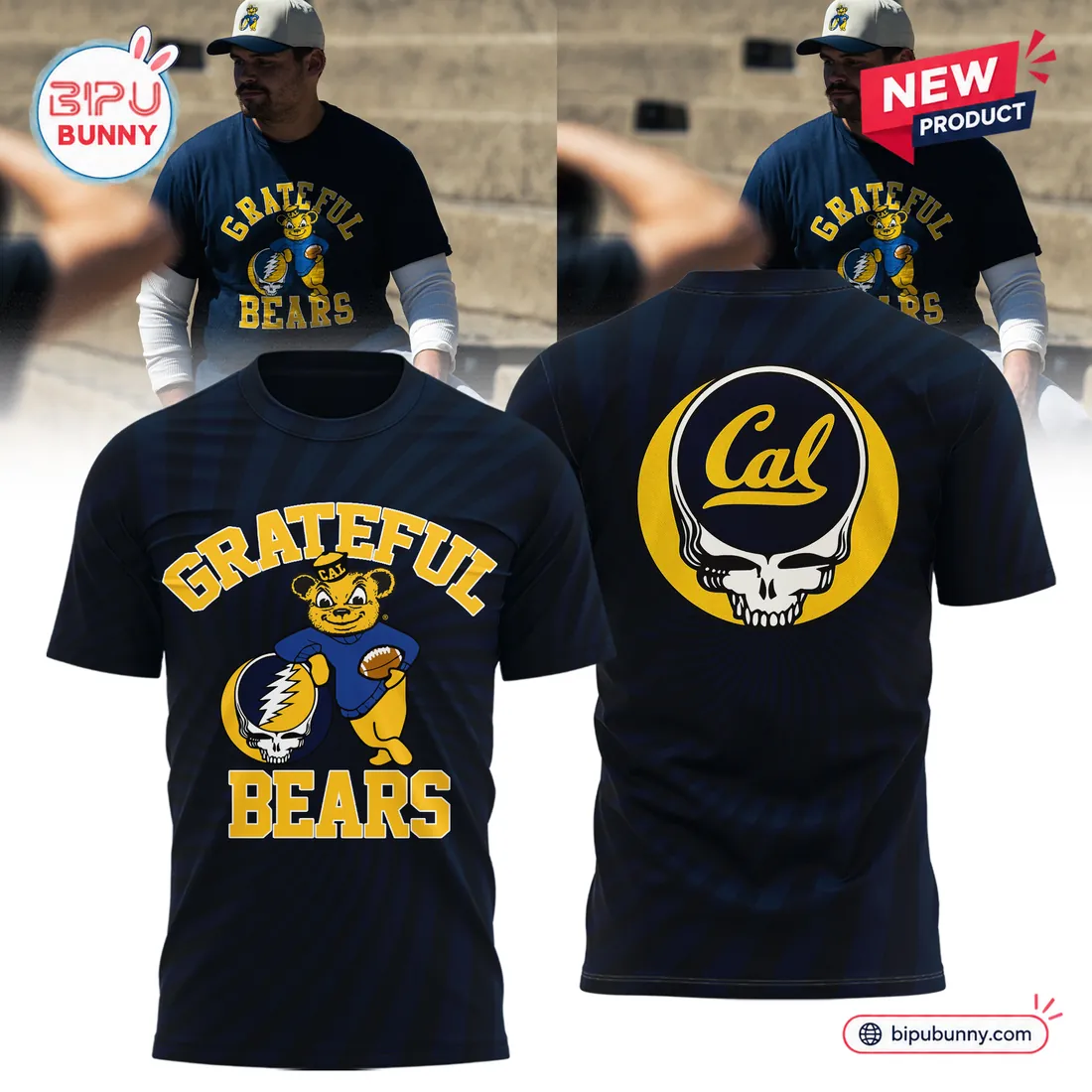 California Golden Bears Grateful Dead Pullover Hoodie California Golden Bears Grateful Dead Pullover Hoodie