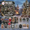Front view of the Call of Duty 23rd Anniversary Advent Calendar with character charms.