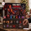 Front view of Call of Duty Zombies 2026 Advent Calendar with numbered figurines.