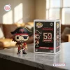 Front view of Captain Fear Tampa Bay Buccaneers 50th Anniversary Vinyl Figure beside its box.