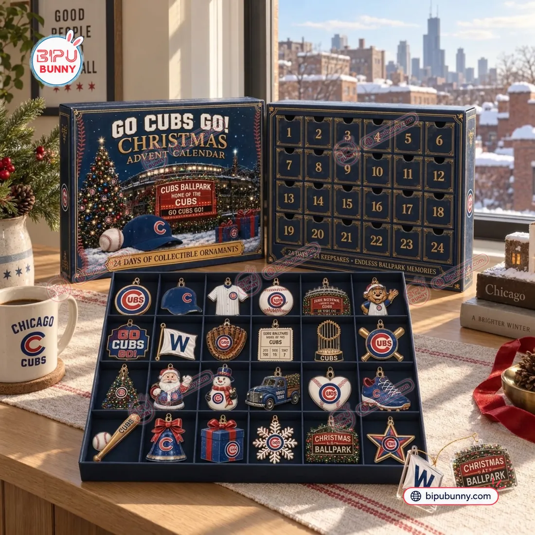 Chicago Cubs Baseball Christmas Advent Calendar Chicago Cubs Baseball Christmas Advent Calendar