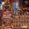 Front view of Cincinnati Bengals NFL Advent Calendar featuring 24 mini figurines.
