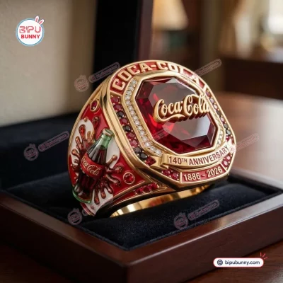 Coca-Cola 140th Anniversary 1886 – 2026 Ring