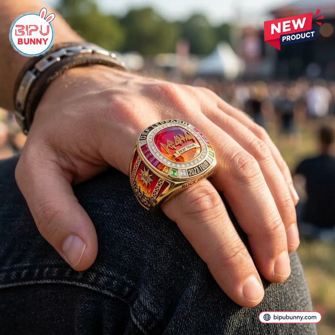 Def Leppard Rock Brigade 2027 Tour Ring Def Leppard Rock Brigade 2027 Tour Ring