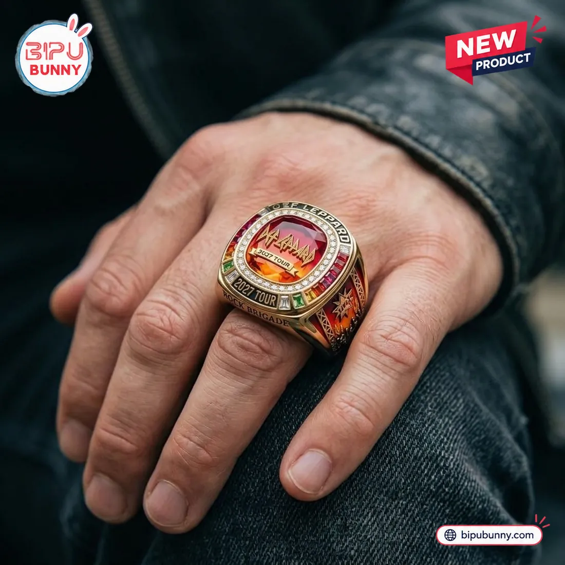 Def Leppard Rock Brigade 2027 Tour Ring Def Leppard Rock Brigade 2027 Tour Ring