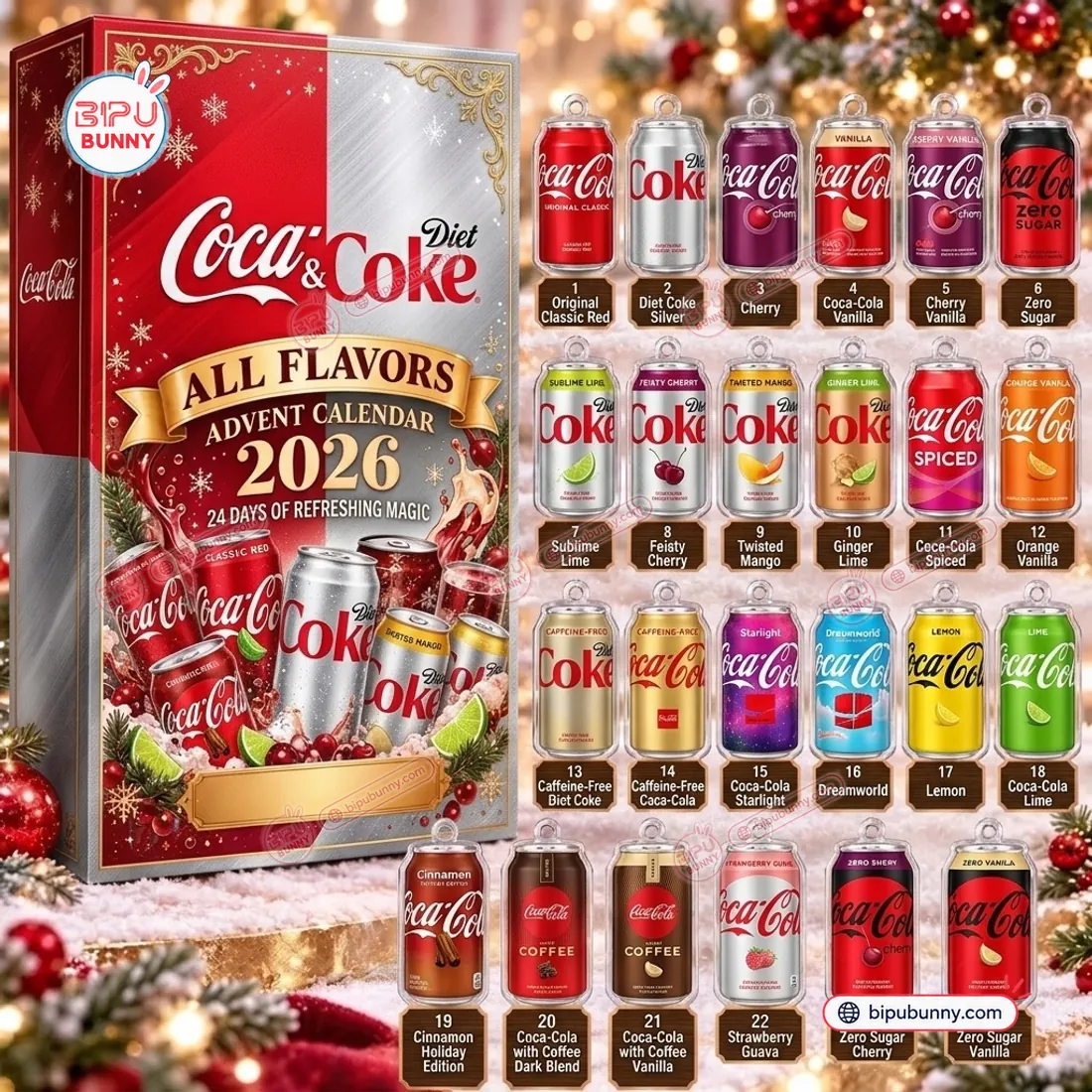 Diet Coke & Coca-Cola All Flavors Advent Calendar 2026 Diet Coke & Coca-Cola All Flavors Advent Calendar 2026