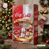 Front view of the Diet Coke & Coca-Cola All Flavors Advent Calendar 2026 box with holiday festive graphics.