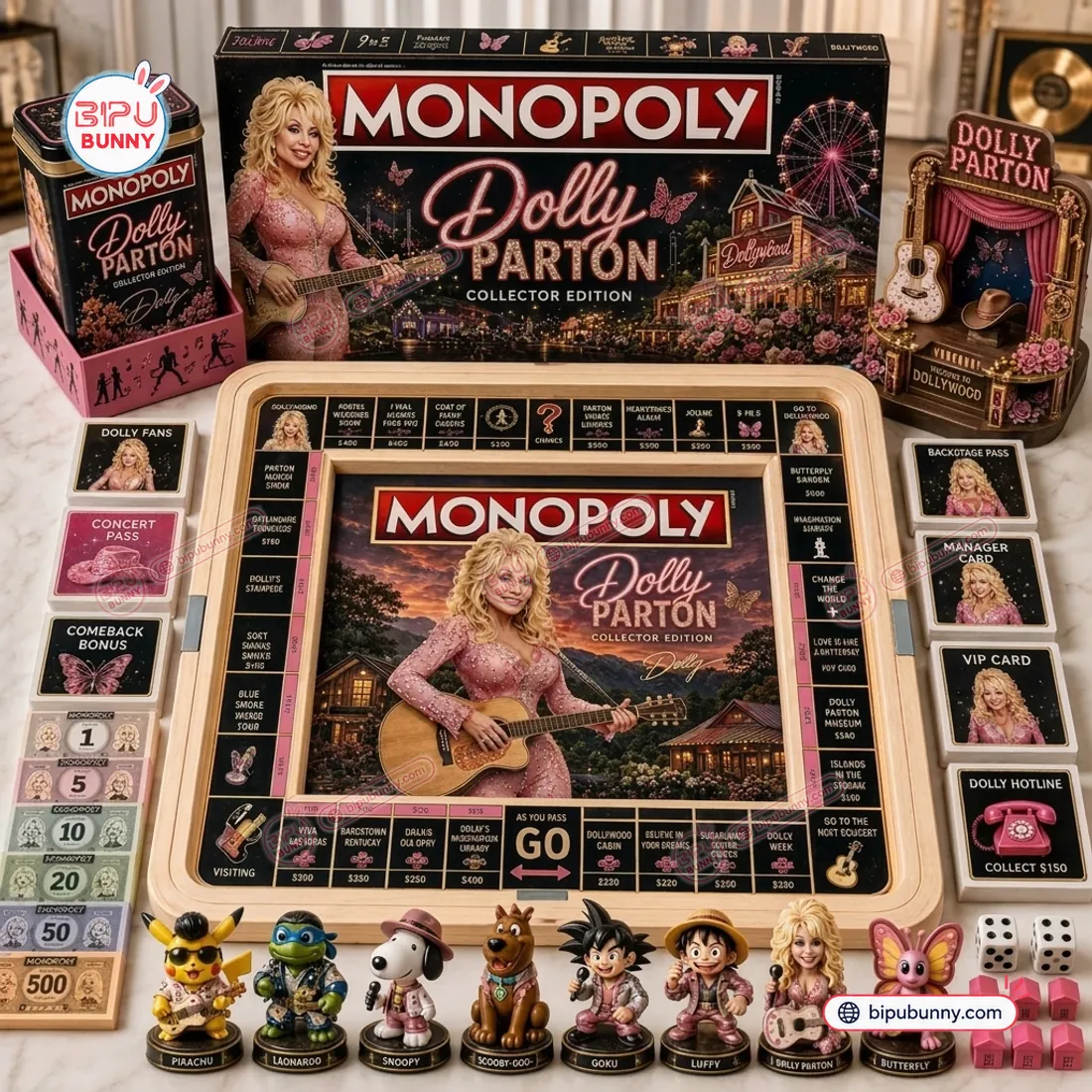 Dolly Parton Collector Edition Monopoly Board Game Dolly Parton Collector Edition Monopoly Board Game