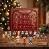 Dragon Ball 40th Anniversary Advent Calendar 2026 limited edition collector vault set with 24 solid 3D vinyl figures on glowing amber dragon ball pedestals