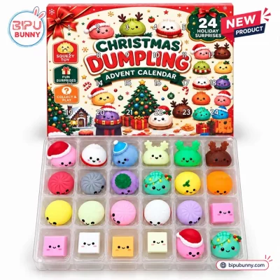Dumpling Squishy Toy Advent Calendar