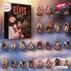 Front view of an Elvis Presley Advent Calendar 2027 featuring 24 miniature ornaments.