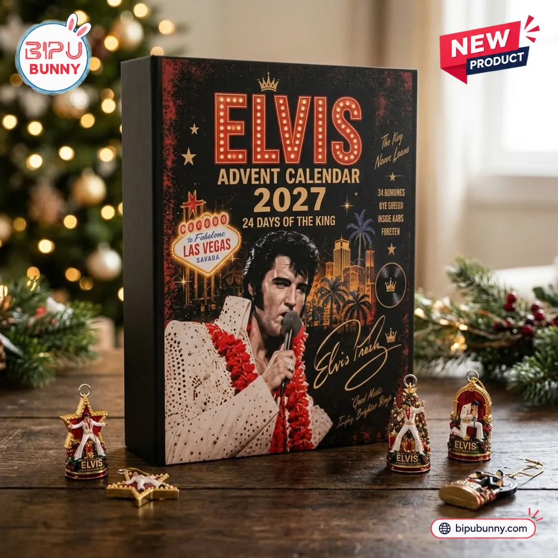 Elvis Presley Advent Calendar 2027 Ornaments Elvis Presley Advent Calendar 2027 Ornaments