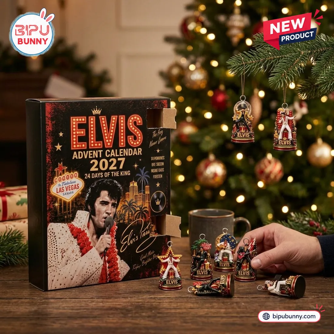 Elvis Presley Advent Calendar 2027 Ornaments Elvis Presley Advent Calendar 2027 Ornaments