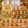 Front view of the Everyday Corgi Advent Calendar 2026 box with multiple miniature corgi figures arranged around it.