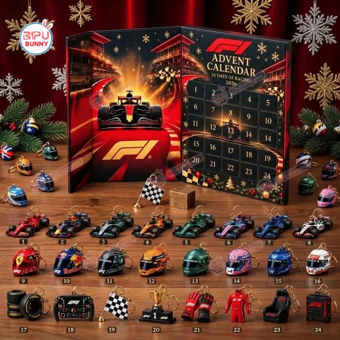 F1 Advent Calendar 2026 Racing Ornaments F1 Advent Calendar 2026 Racing Ornaments