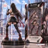 Rear view of Final Fantasy Tifa Lockhart vinyl figure with packaging box.