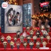 Front view of Final Fantasy VII 30th Anniversary Advent Calendar box with a collection of mini vinyl figures.