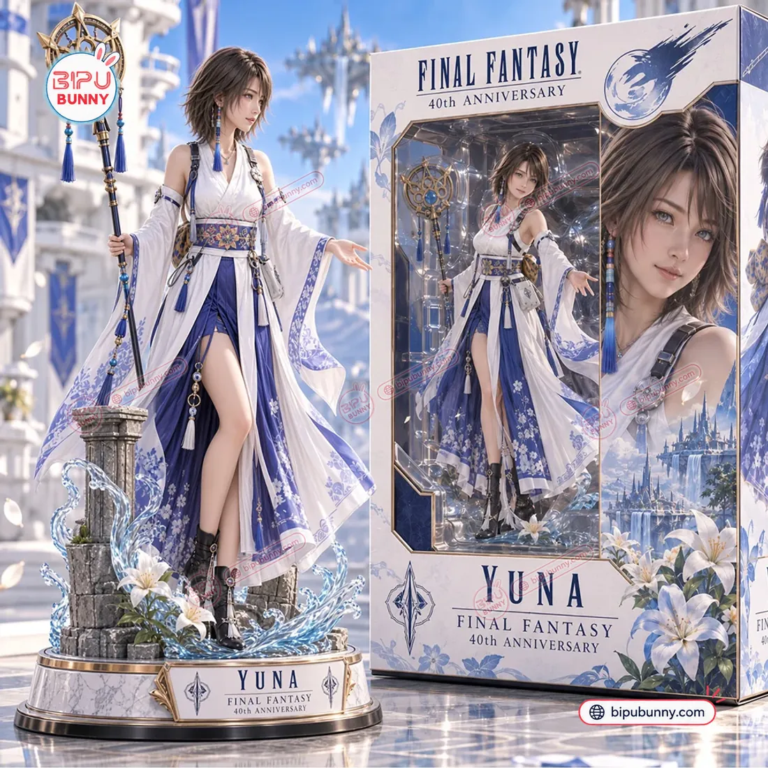 Final Fantasy Yuna 40th Anniversary Collectible Figure Final Fantasy Yuna 40th Anniversary Collectible Figure