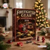 Front view of the Firefighter Gear Advent Calendar 2026 box displaying fire equipment graphics.