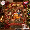 Front view of Garfield And Friends Christmas Advent Calendar with festive decorations.