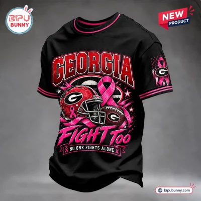 Georgia Bulldogs Breast Cancer Awareness Shirt