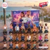 Front view of the Grand Theft Auto VI 2026 Advent Calendar box displayed with twenty-four numbered mini character figurines.