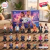 Front view of a Grand Theft Auto VI 2026 Advent Calendar box with twenty-four numbered collectible character figures displayed on a wooden table.