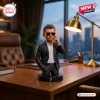 Front view of a figurine on a wooden desk as part of the Grand Theft Auto VI 2026 Advent Calendar.