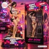 Front view of the Grand Theft Auto VI Ada Wong Collector Figure displayed beside its packaging box.