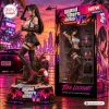 Side view of Grand Theft Auto VI x Tifa Lockhart vinyl figure next to its packaging box.