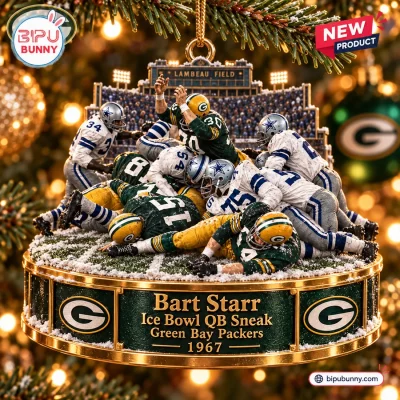 Green Bay Packers Ice Bowl Christmas Ornament