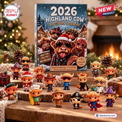 Grumpy Highland Cows 2026 Advent Calendar