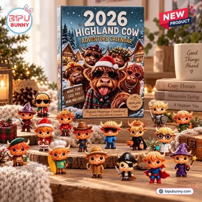 Grumpy Highland Cows 2026 Advent Calendar