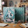 Front view of Hatsune Miku 20th Anniversary Advent Calendar with numbered pull drawers and acrylic figures.