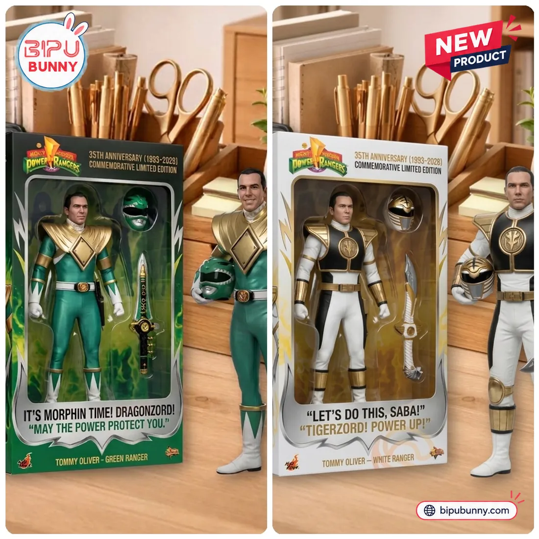 Hot Toys Mighty Morphin Power Rangers Tommy Oliver Figure Hot Toys Mighty Morphin Power Rangers Tommy Oliver Figure