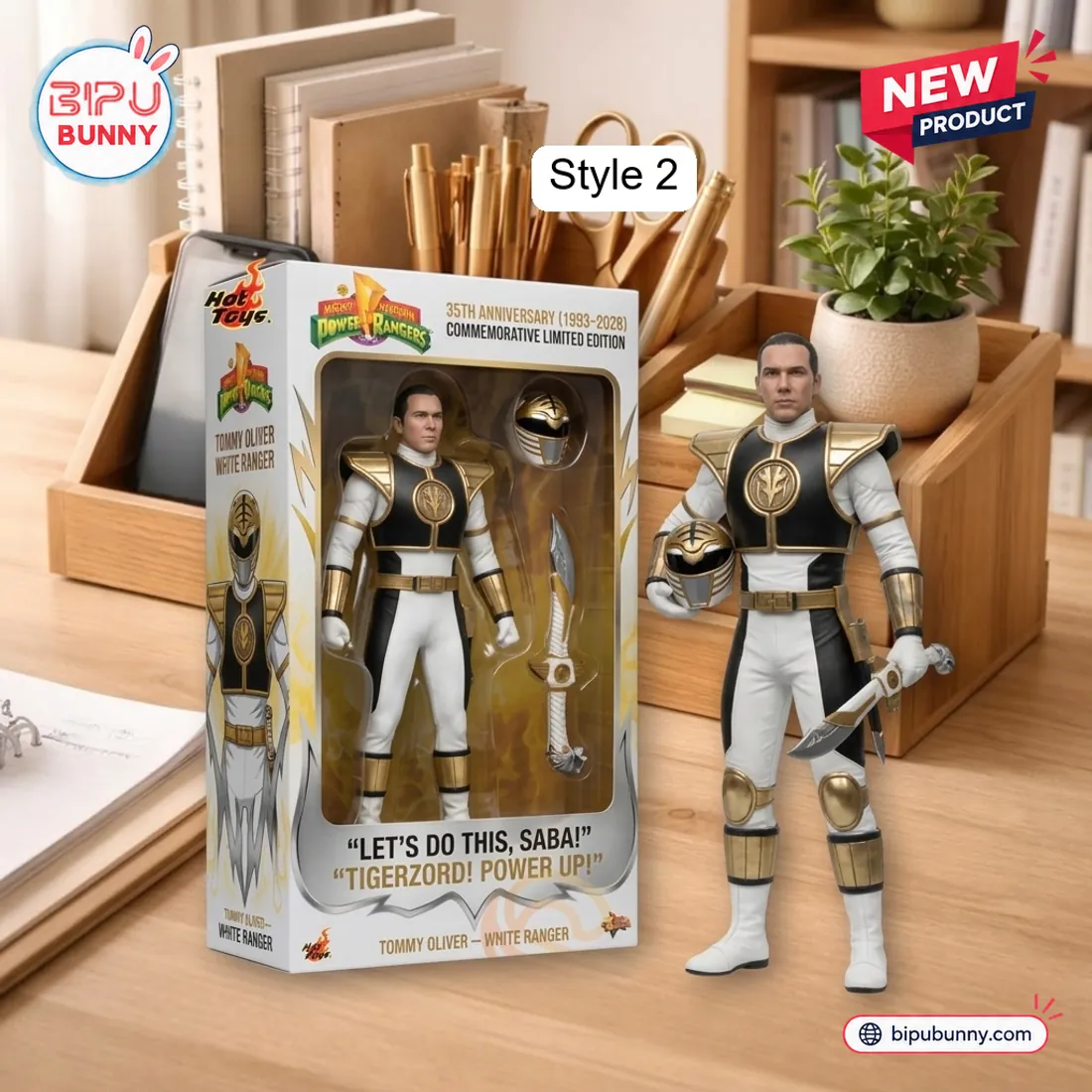 Hot Toys Mighty Morphin Power Rangers Tommy Oliver Figure Hot Toys Mighty Morphin Power Rangers Tommy Oliver Figure