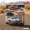 Front view of the Hot Wheels Vanishing Point 1970 Dodge Challenger R/T Die-Cast Car in unopened packaging.