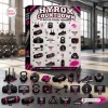 Front view of HYROX Fitness Advent Calendar 2026 showing 24 numbered days and fitness gear items.