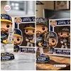 Side-by-side comparison of two Jake Bauers 2026 NLCS MVP vinyl figures in and out of boxes.