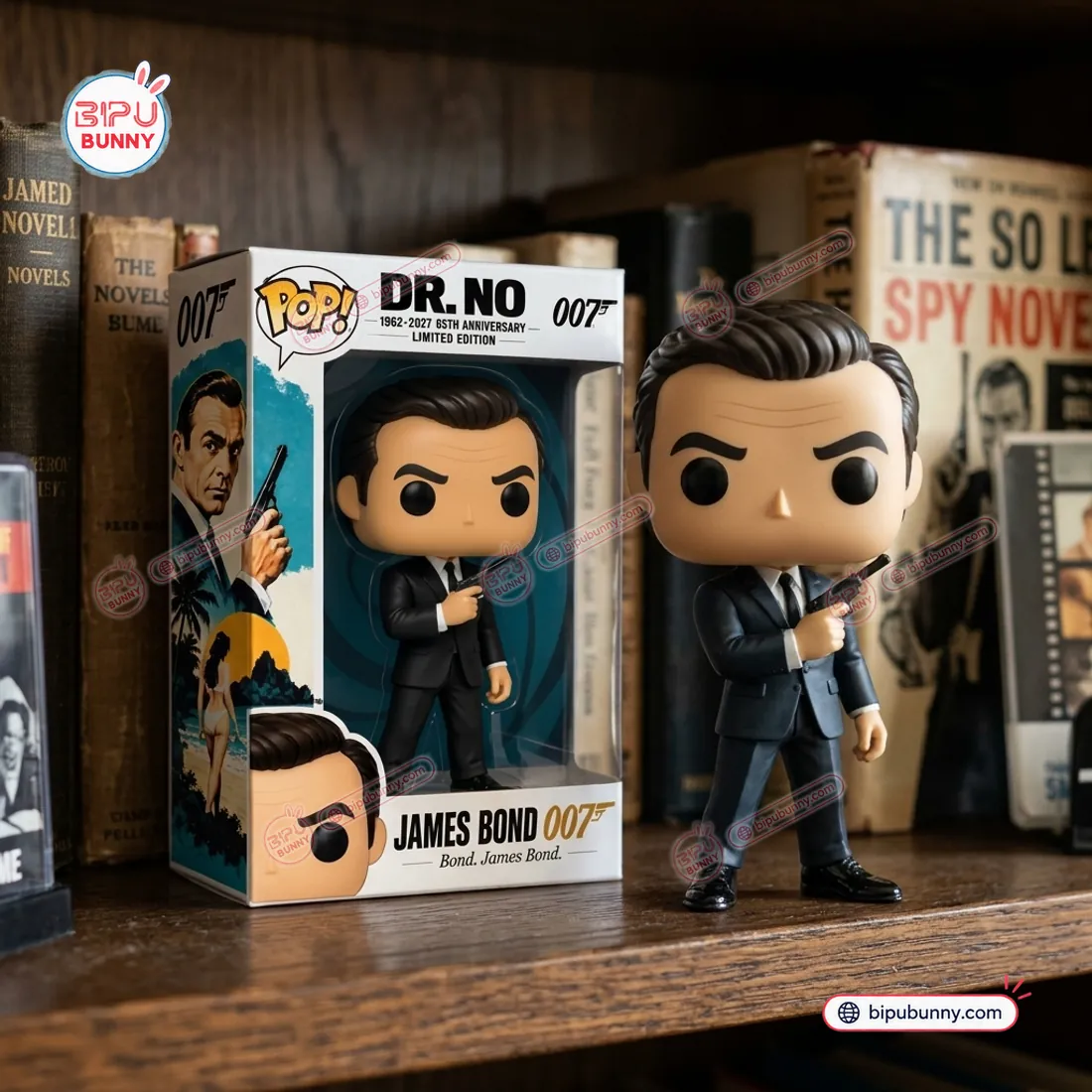 James Bond Dr. No 65th Anniversary Vinyl Figure – Var James Bond Dr. No 65th Anniversary Vinyl Figure – Var