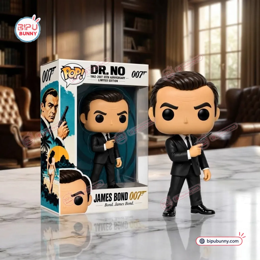 James Bond Dr. No 65th Anniversary Vinyl Figure – Var James Bond Dr. No 65th Anniversary Vinyl Figure – Var