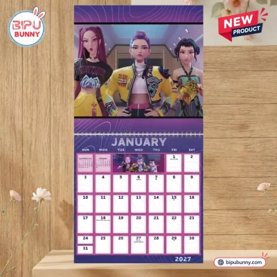 K-Pop Demon Hunters 2027 Wall Calendar